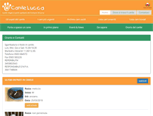 Tablet Screenshot of canilelucca.com